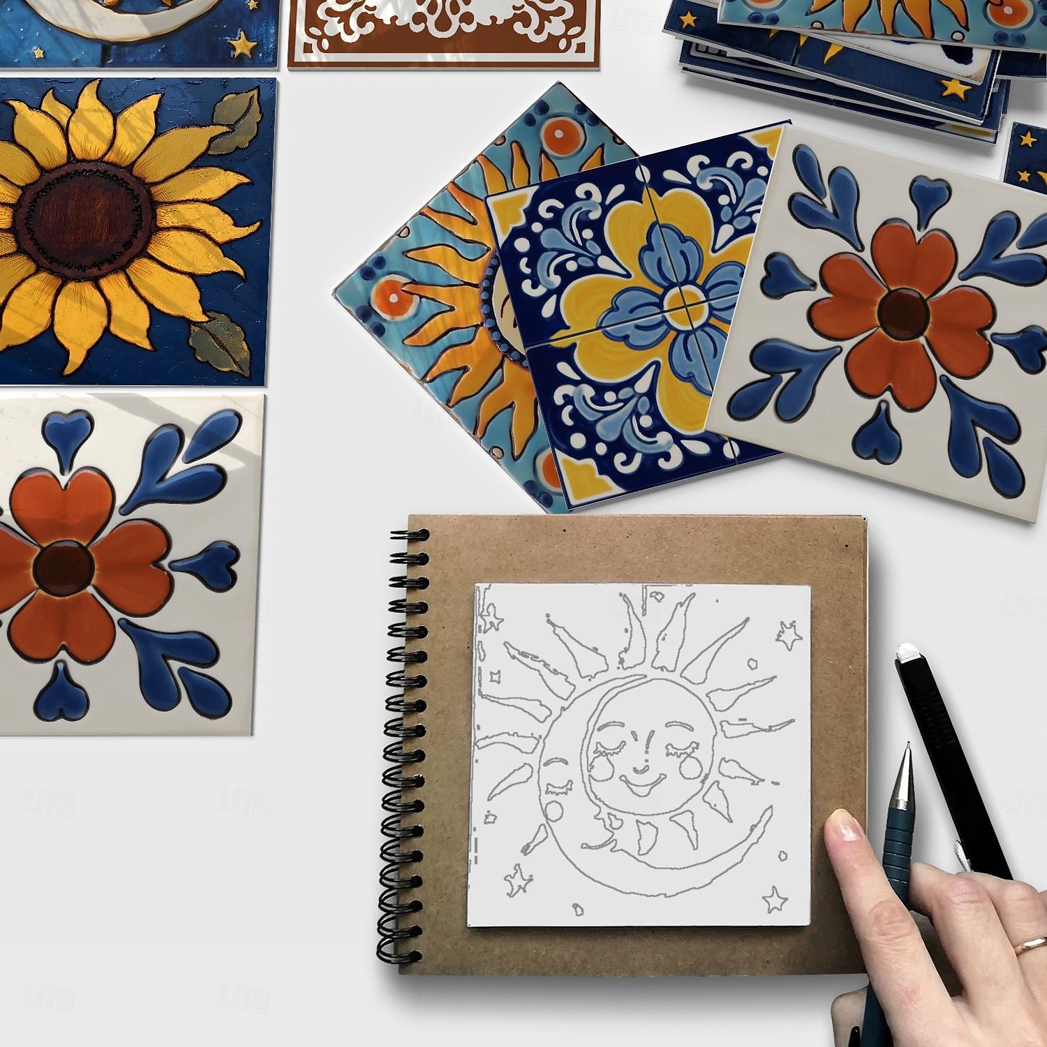 12 τεμάχια αυτοκόλλητα πλακιδίων τοίχου 3d peel stick 6x6 in, παχύ μωσαϊκό κρυστάλλου αφρού pe, αδιάβροχο backsplash για κουζίνα, μπάνιο &διακόσμηση σπιτιού, μεταλλικό κουτί δώρου με πάνελ τοίχου 2026 - $28.99 –P9