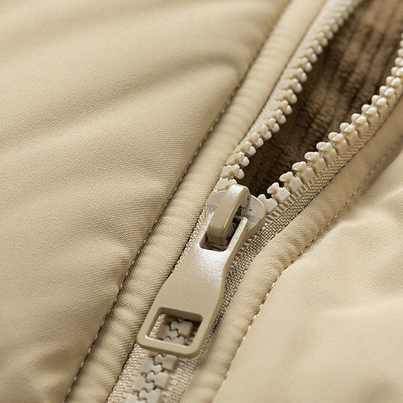Pánské Zimní kabát Puffer bunda S vycpávkou Kapsy Kostka Polyester Venkovní Ležérní Denní Standardní Módní Šik ven Na běžné nošení Zahřívací Zima Barevné bloky Černá Trávová zelená Khaki Puffer Jacket 2026 - $51.99 –P8