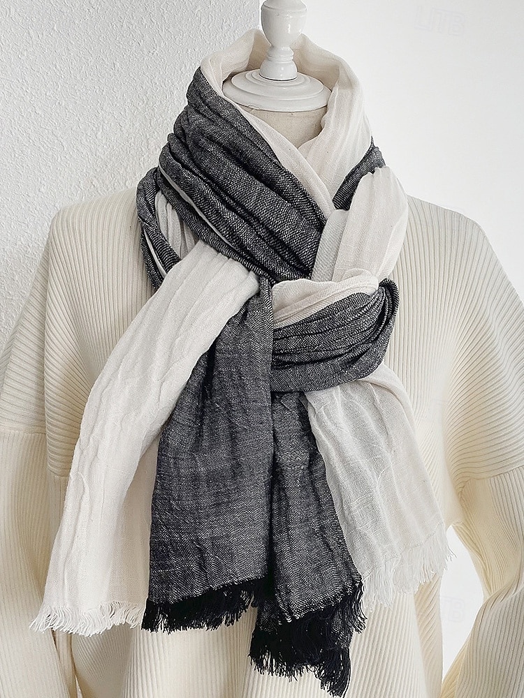 miesten puuvillainen pellavahuivi – pehmeää ja kevyttä materiaalia, saatavilla useissa väreissä – ihanteellinen arkeen ja ulkoiluun 2026 - $14.99 –P15