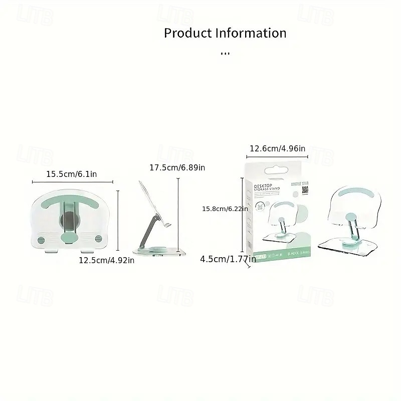 Складная прозрачная подставка для телефона с возможностью вращения на 360 градусов, имеющая симпатичный и минималистичный дизайн, идеально дополняет повседневное использование. 2025 - $13.99 –P8