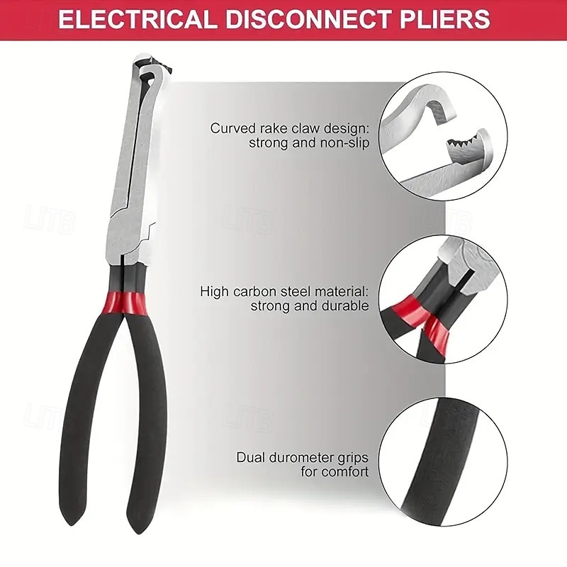 2026年 3個のプロフェッショナル自動車用電気コネクタセパレーター &60度角度付き切断プライヤーセット &ストレートジョー設計、ワイヤー除去ツール、車のセンサー、コネクタ用の高耐久性の精密  コレクション – $40.99 –P10
