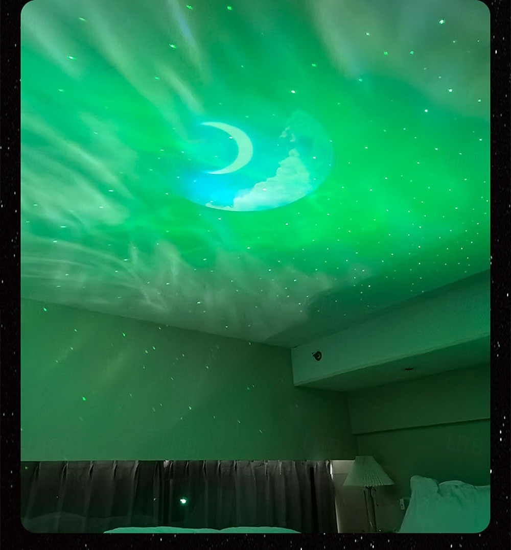 Uusi äänen projektivalo Bluetooth-sovellus kaukosäätimellä valkoisen kohinan tunnelma pieni yövalo tunnelmavalon koditeatteri syntymäpäivä ystävänpäivälahja 2026 - $41.99 –P1