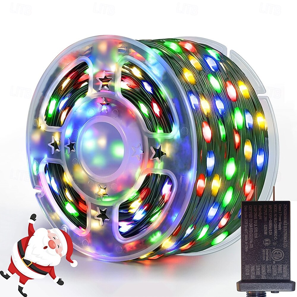 Tree Decorative Lights Fairy String Lights Green PVC Copper Wire Lights Indoor and Outdoor Waterproof Courtyard Party Festival Wedding Decoration 8 Functions Low Voltage Plug in 2026 - $14.49 –P8