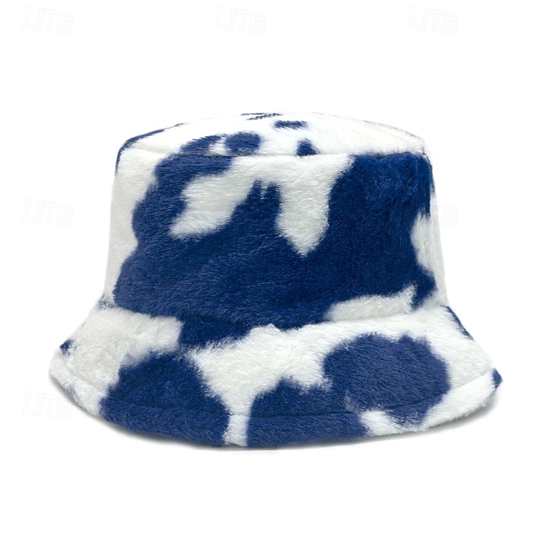 Damen Hut Eimerhut Winddicht Warm Alltagskleidung Wochenende Fleece Farbblock 2026 - $12.99 –P4