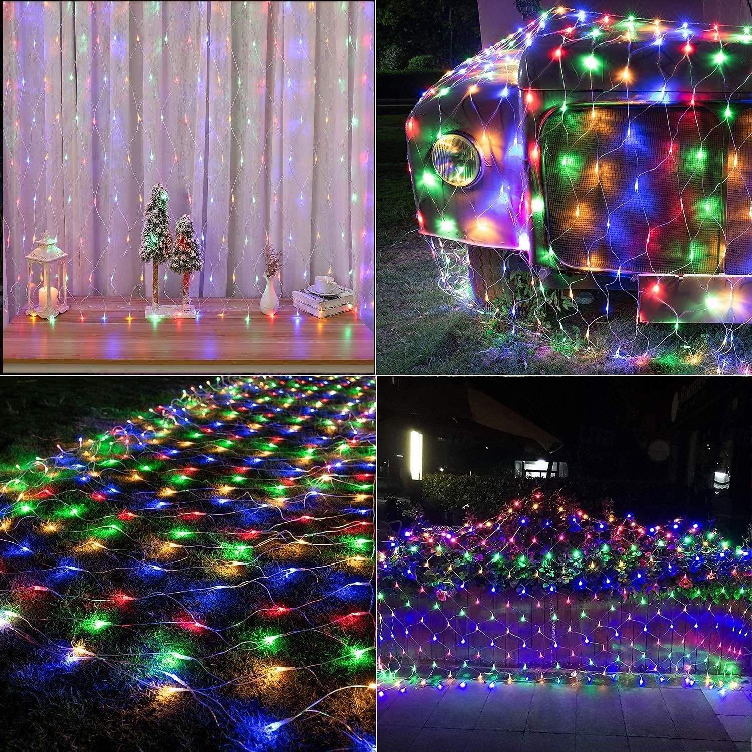 Háló Fények Csatlakoztatható Vízálló Fényfüzér Átlátszó Drót 8 Móddal Alacsony Feszültségű Biztonságos Dugó Benti/Kültéri Udvar Fűszeres Buli Esküvő Fesztivál Fa Díszítő Fény Kiegészítők 2026 - $19.99 –P3