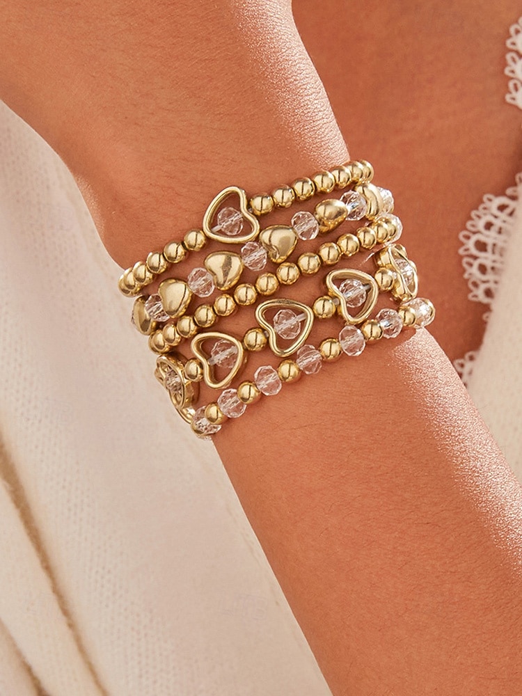 Женский рождественский браслет из бусин с вишневой тематикой, красный и золотой, идеальный подарок на праздник 2026 - $9.99 –P13