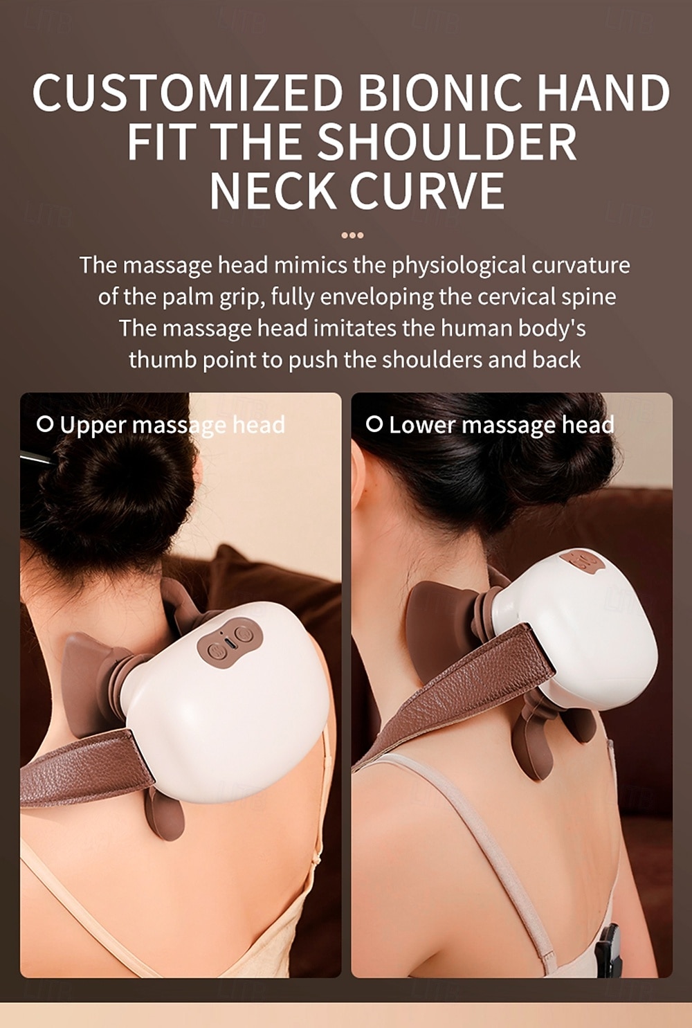 New Oblique Square Massager Shoulder and Neck Massager Cervical Hot Compress Home Cervical Massager Perfect Birthday Valentine's Day Gift for Boys and Girls for and Thanksgiving 2026 - $51.99 –P5