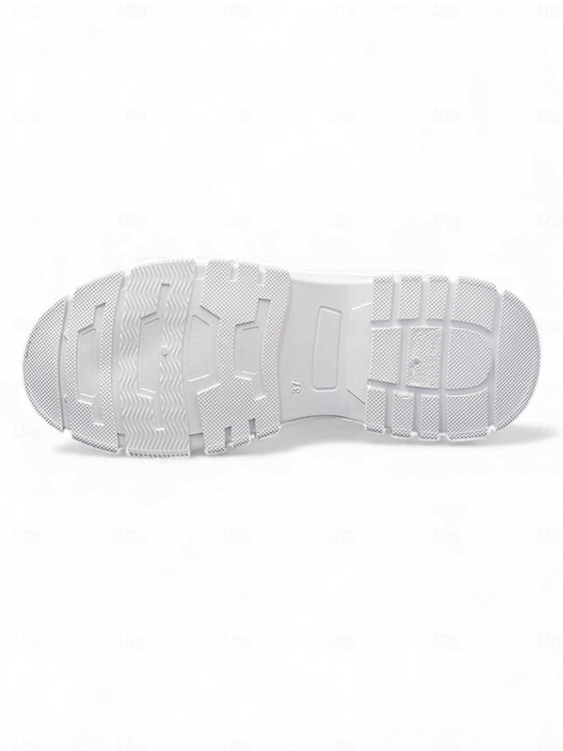 Weiße, warme Damen-Sneaker mit hohem Schaft und Kunstfellfutter – trendige Winterschuhe mit klobiger Sohle für lässige Outdoor-Aktivitäten 2026 - $34.99 –P1