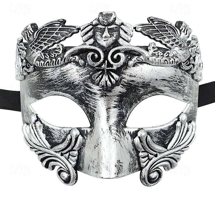 Naisten musta barokkinen venetsialaistyylinen naamiaismaski - kultakoristeinen karnevaalipukutarvike Venetsian festivaalille Mardi Grasille cosplaylle ja naamiaisjuhlille 2026 - $14.99 –P6