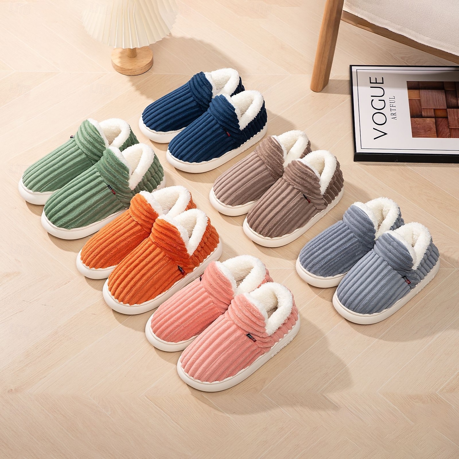 מגפי חורף לנשים מגפי שלג מכותנה קטיפה מעובה עם בטנת פליז אופנתית חמה נגד החלקה נעלי בית חיצוניות 2026 - $17.99 –P3