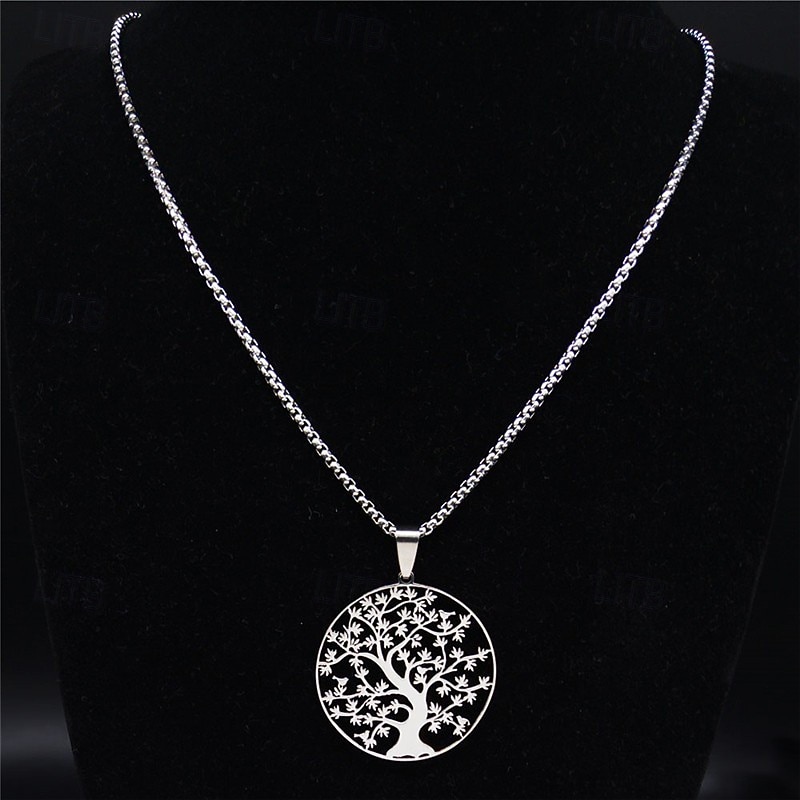 Κρεμαστό For Γυναικεία Δρόμος Καθημερινά Ανοξείδωτο Ατσάλι Κλασσικό Δέντρο της ζωής 2026 - $17.49 –P3