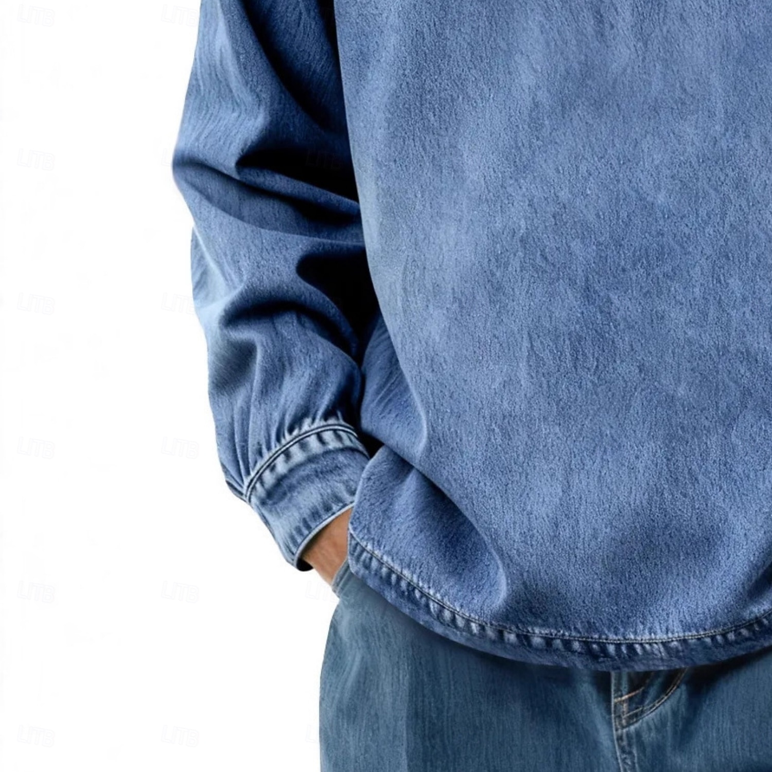 Herren Baumwoll-Poloshirt Lässig Urlaub Klassisch Langarm Mode Basic Einfarbig Einfach Vintage-Stil Gewaschen Winter Frühling & Herbst Ganzjahres Lässiger Schnitt Schwarz Hellgrün Rosa Marineblau 2026 - $33.99 –P3