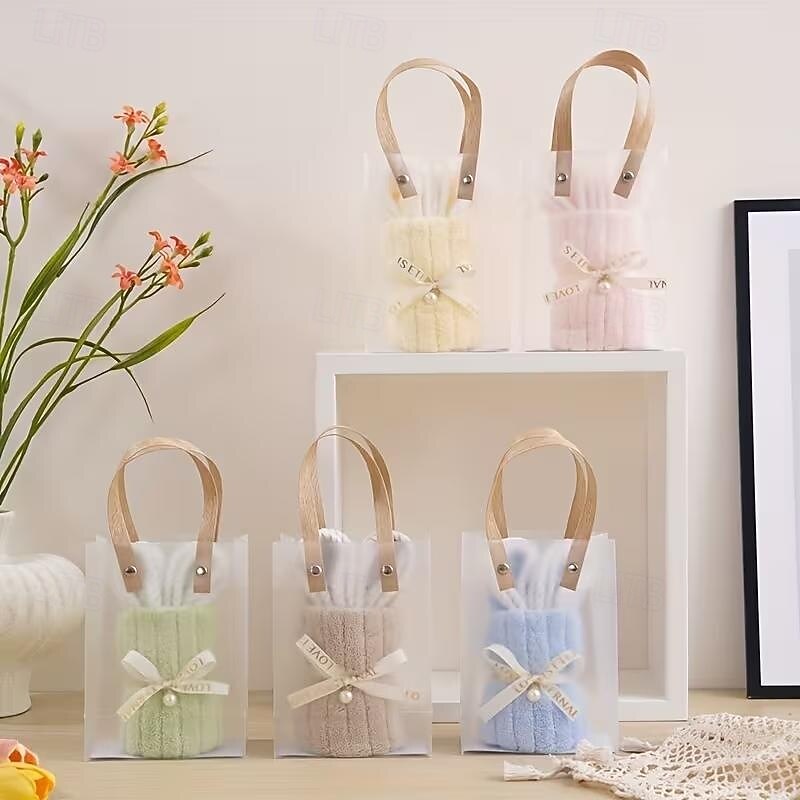 5-pack handdukar med påskharemotiv, mjuka och absorberande handdukar med kaninmotiv, perfekt present till kök och badrum, bröllop, födelsedagar, alla hjärtans dag, jul och påsk för hemmabruk. 2026 - $15.99 –P3