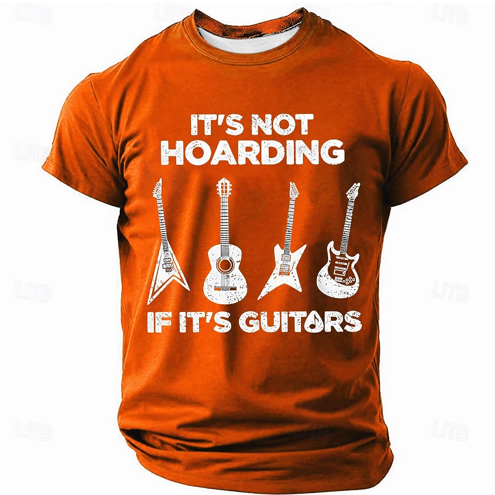 2026年 男性用 音楽 面白いスラング Tシャツ 半袖 Tシャツ 3Dプリント クルーネック シャツ ファッション 日常 日常 ストリート ブルー ブラック ルビーレッド 夏 春 衣類 S M L XL XXL XXXL  コレクション – $21.99 –P2