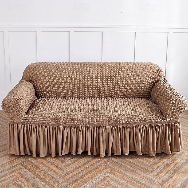 Skirted Bubble Tulle Sofa Cover Full Elastic Slipcover Dustproof Non Slip Sofa Protector Cushion Cover Stretchable Sofa Throw for Living Room Furniture 2026 - $26.99 –P9