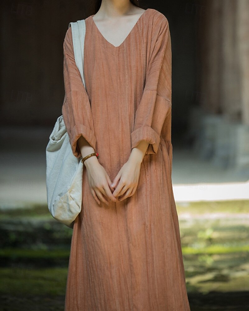 what is a loose fitting dress called Loose fit dress with fitted bodice – LOVE by Ksenia Karpenko