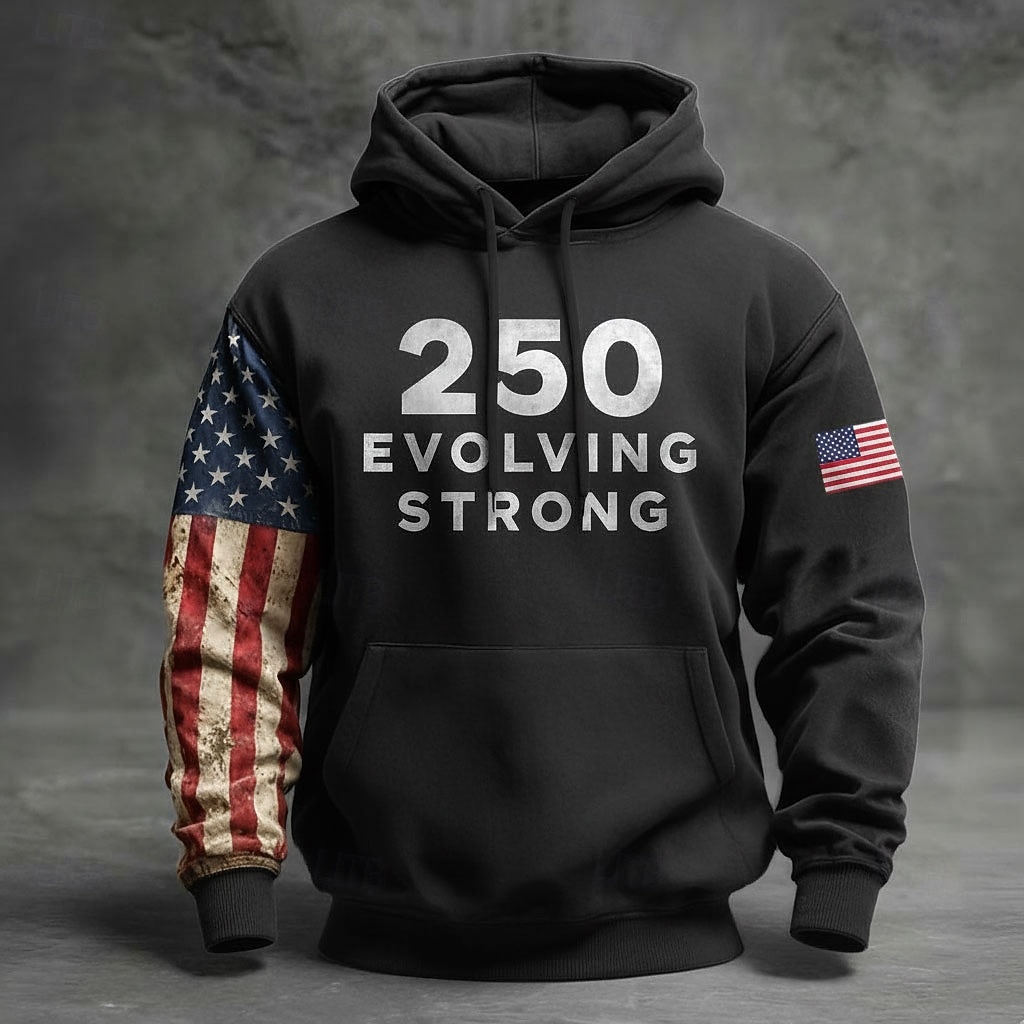 America's 250th Anniversary Men's Hoodie Pullover Hoodie Festival Black Navy Blue Khaki 3D Print Winter Spring &  Fall Designer S M L XL 2XL 3XL 2026 - $31.99 –P1