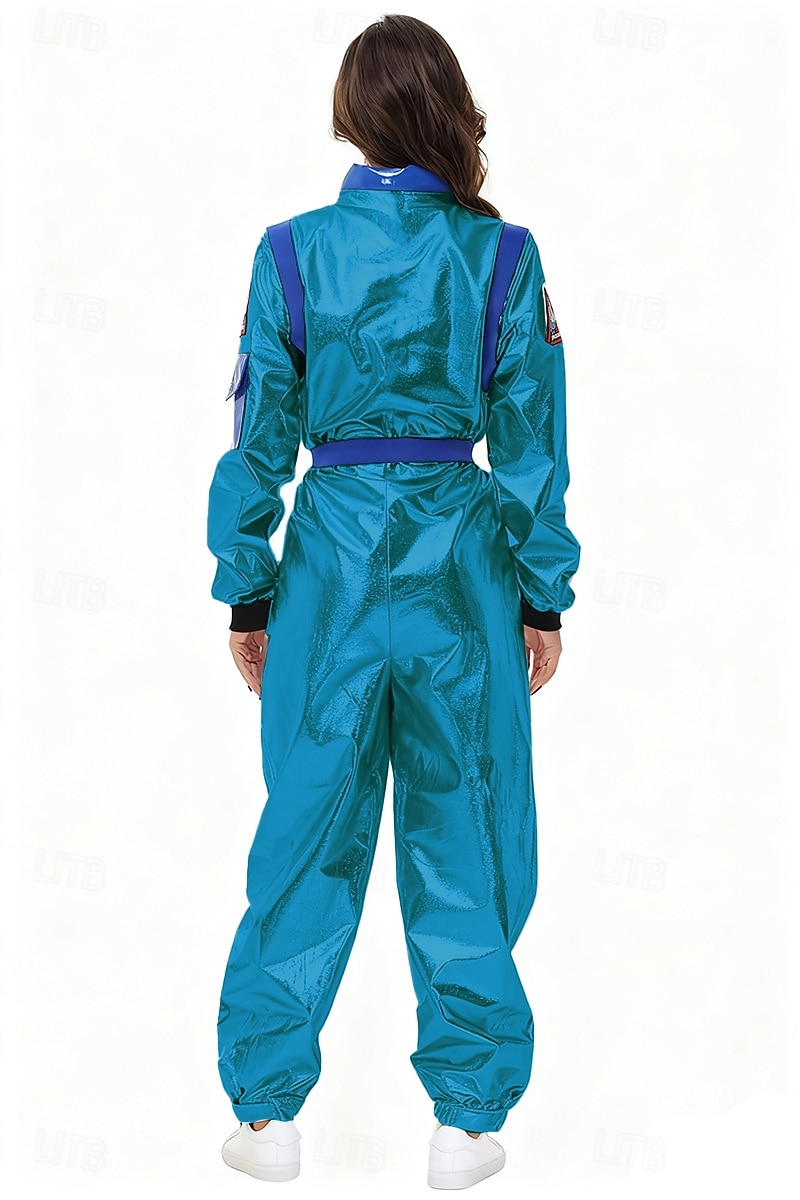Paare Ausgefallene Kostüme Overall Onesies Astronaut Cosplay Kinder Erwachsene Unisex Halloween Karneval Buchwoche Party Leistung Verkleidung für Schulveranstaltungen Einfache Halloween-Kostüme 2026 - $51.99 –P4