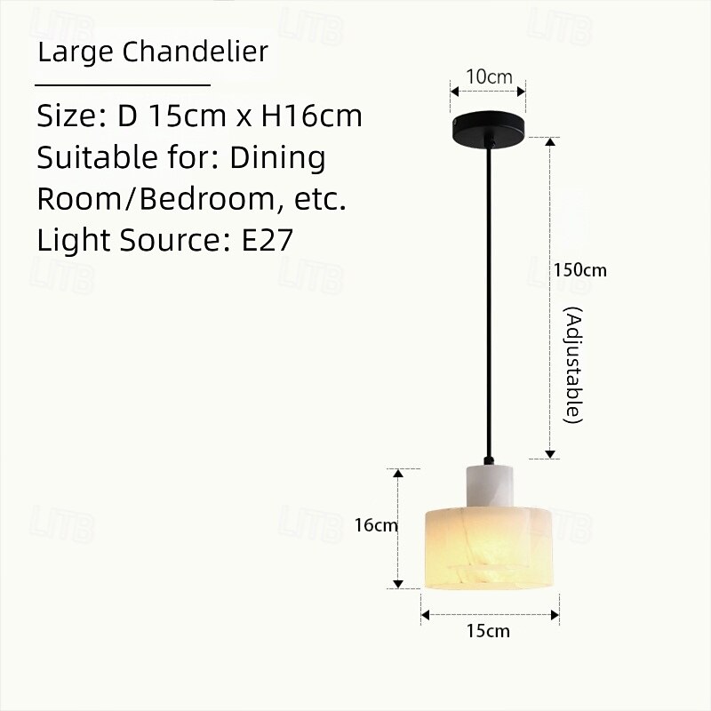 12 cm Ödesign Hängande lampor Marmor Nutida 110-240 V 2026 - $113.99 –P3