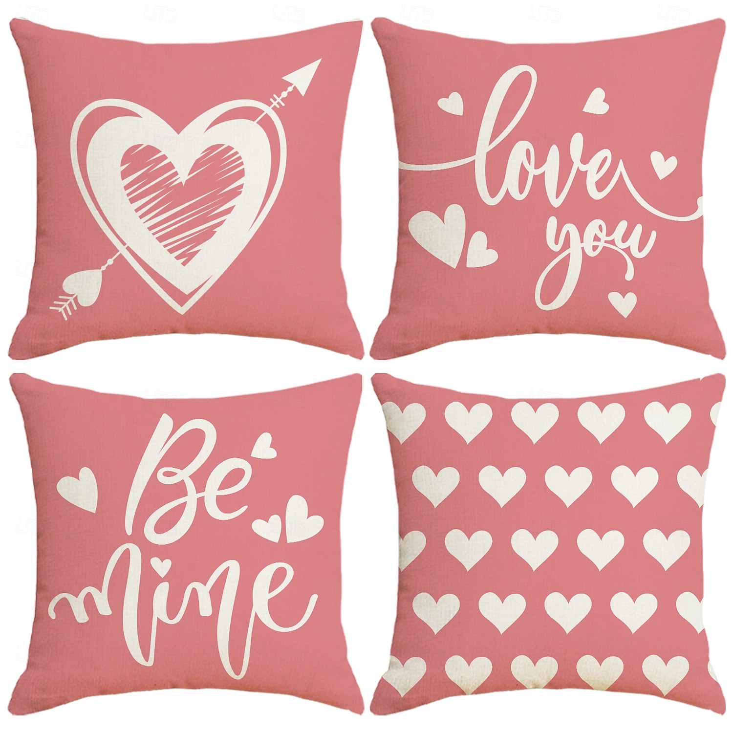 Valentine's Day Heart Pillow Cover, Durable and Breathable Cushion, Comfortable for Sofa, Living Room, Perfect for Creating a Cozy and Romantic Holiday Atmosphere in Your Home Decor 2026 - $13.99 –P3