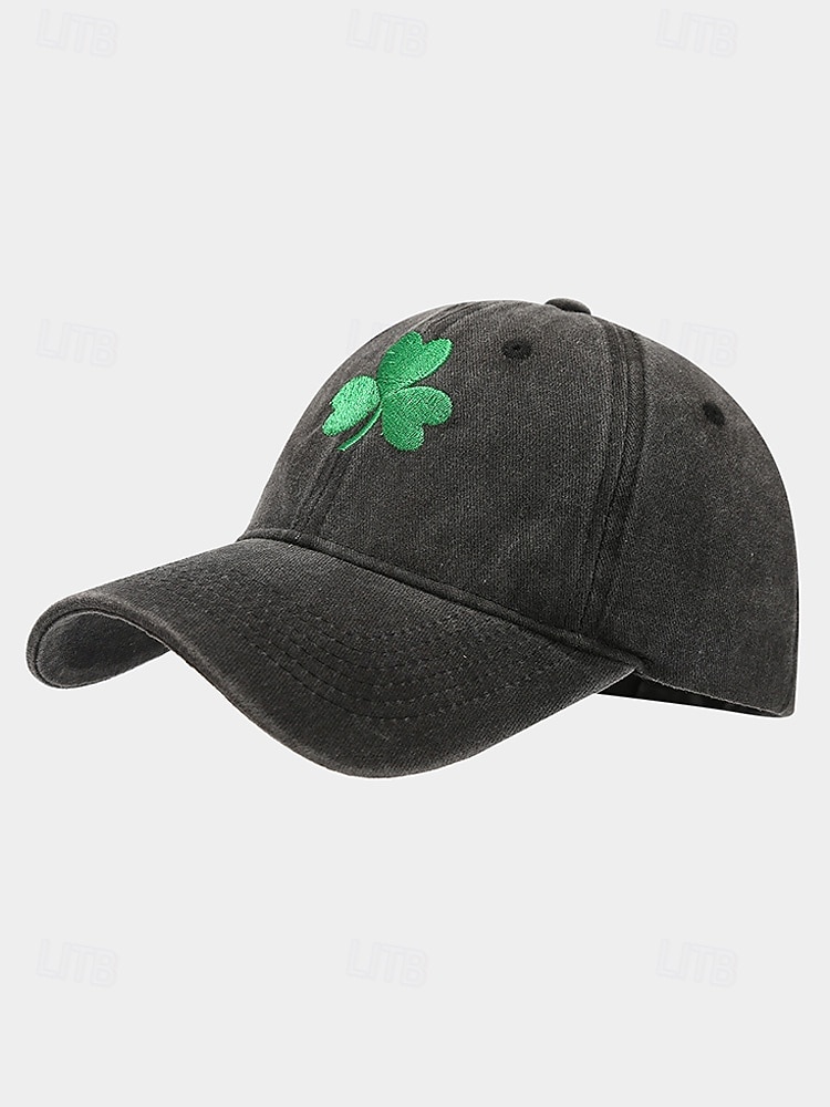 Sombrero de visera de poliéster para hombre con peluca sintética colorida, disponible en varios colores, perfecto para el Día de San Patricio, carnaval y ocasiones festivas. 2026 - $11.99 –P8