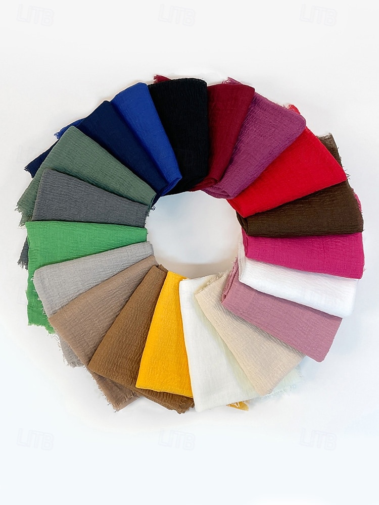 Lett polyesterskjerf for kvinner, flere farger, mykt og tynt, perfekt for St. Patricks dag og hverdagsbruk 2026 - $9.99 –P4