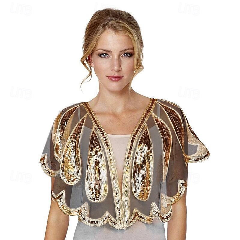 Μπλέιζερ Γκατσμπυ 1920s Σατέν Κάλυμμα Γυναικείο Σαφράν Ράψιμο Σαφράς Με Παγιέτες Για Πάρτι Γάμου Καλεσμένη Άνοιξη Καλοκαίρι Φθινόπωρο ντύσου εντυπωσιακά 2026 - $17.49 –P3