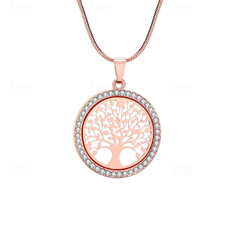 Naszyjniki For Damskie Ulica Codzienny Przyjęcie urodzinowe Stop Drzewo życia 2026 - $17.49 –P3