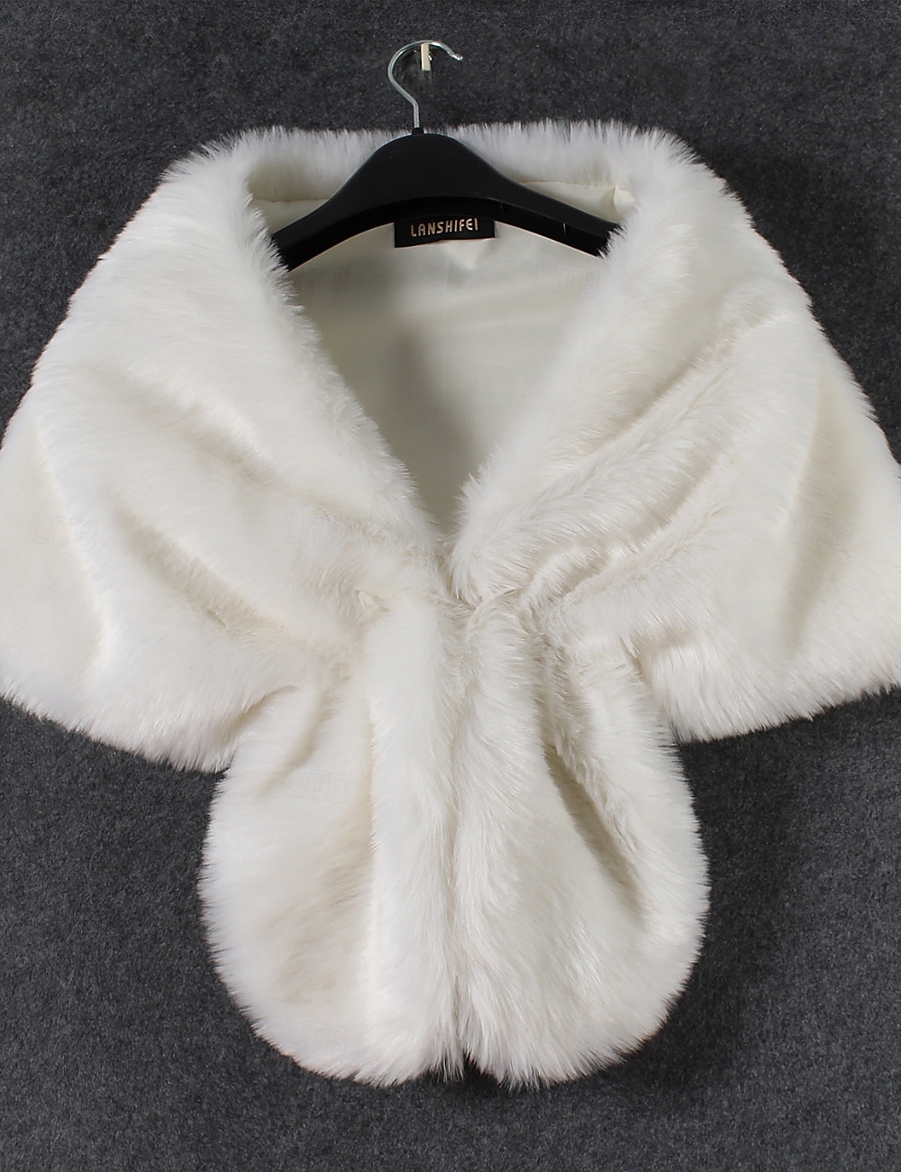 Faux Fur Wraps Women's Wrap Elegant Sleeveless Faux Fur Wedding Wraps With Pure Color For Party Fall 2026 - $21.99 –P1