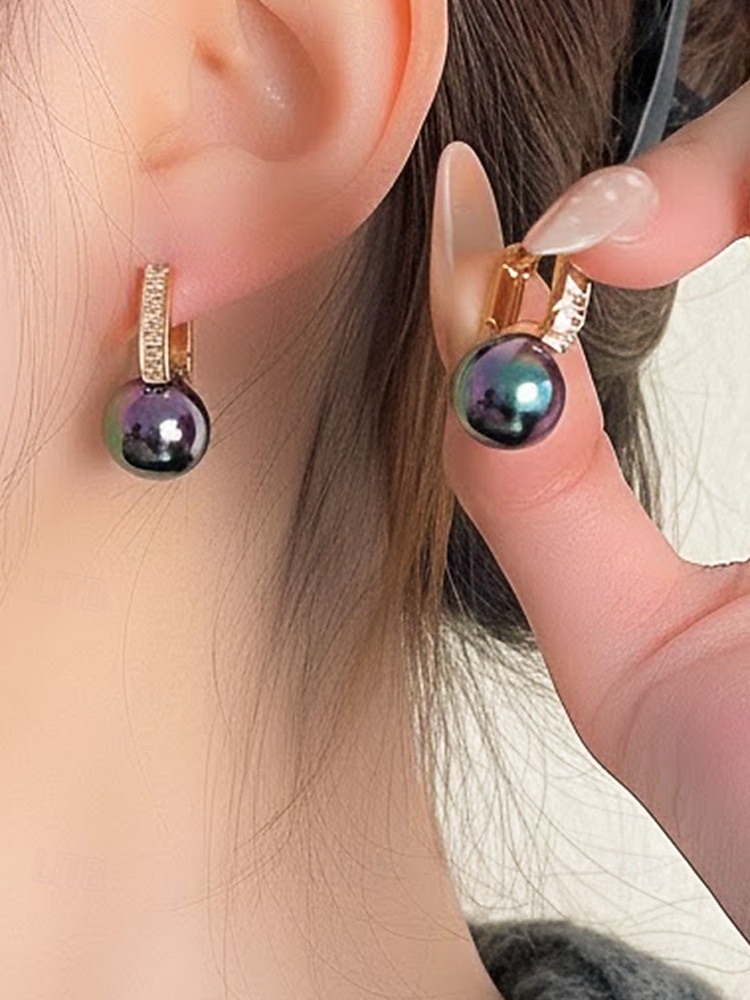 dames oorbellen van imitatieparels van legering - elegant ontwerp in meerdere kleuren, perfect voor bruiloften en dagelijks gebruik 2026 - $11.99 –P5