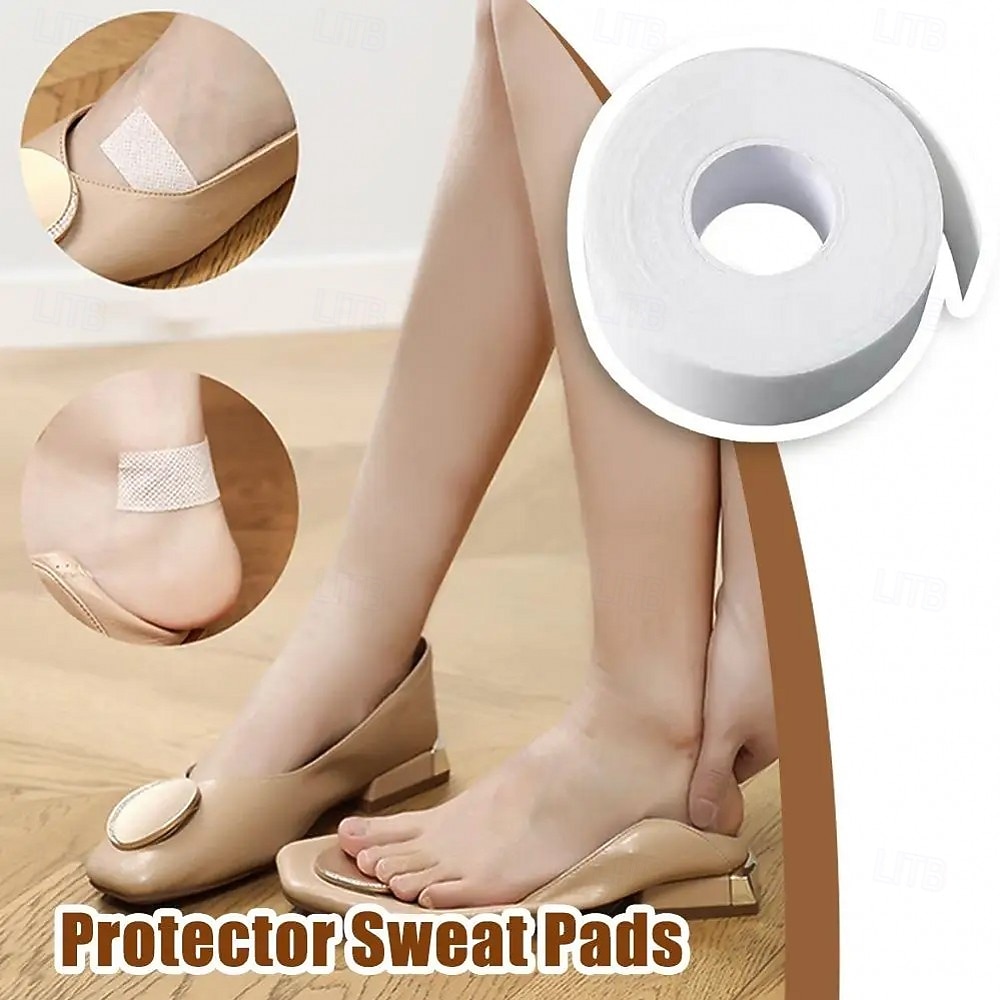 Protetor de gola descartável autoadesivo de 8m para absorção de suor, respirável, ideal para camisetas brancas, golas e chapéus. Adesivo absorvente anti-sujeira para forro de camisa. de 2026 por $9.99 –P6
