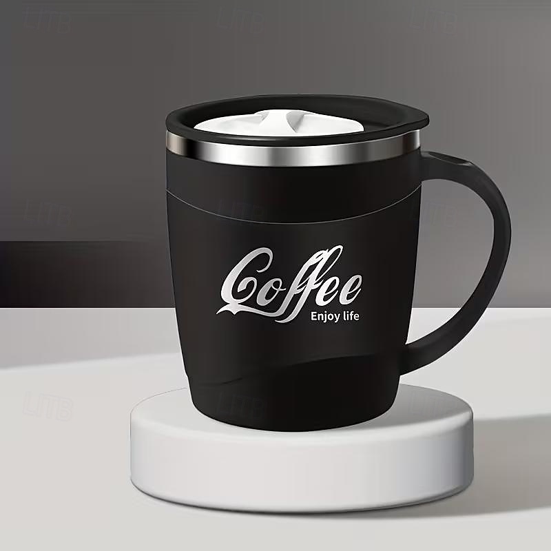 Caneca de café em aço inoxidável 304 com tampa, 500ml (17oz), parede dupla isolada, livre de BPA e à prova de vazamentos, ideal para viagens e bebidas quentes. &bebidas geladas, presente de Natal de 2026 por $17.99 –P5