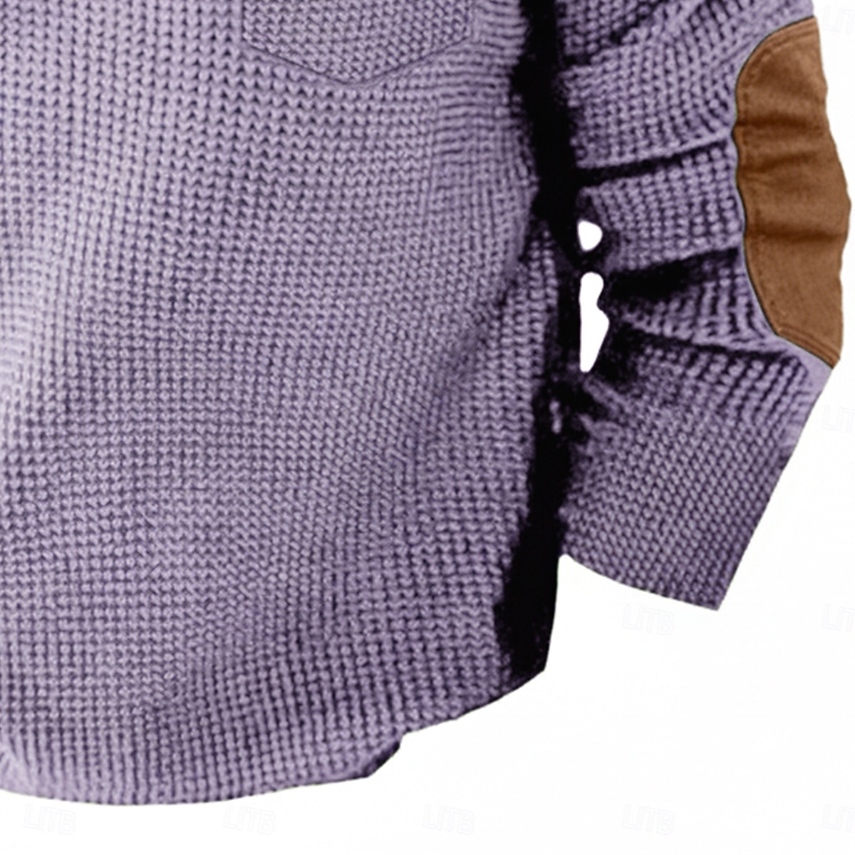 Homme T-shirt gaufré T-shirt Henley gaufré manche longue Col en V Printemps & Automne Couleur Unie Mode Basique Faux deux pièces Occasionnel Rue Sports Bleu Ciel Vert Claire Violet T-shirt haut de de 2026 ? $24.99 –P4