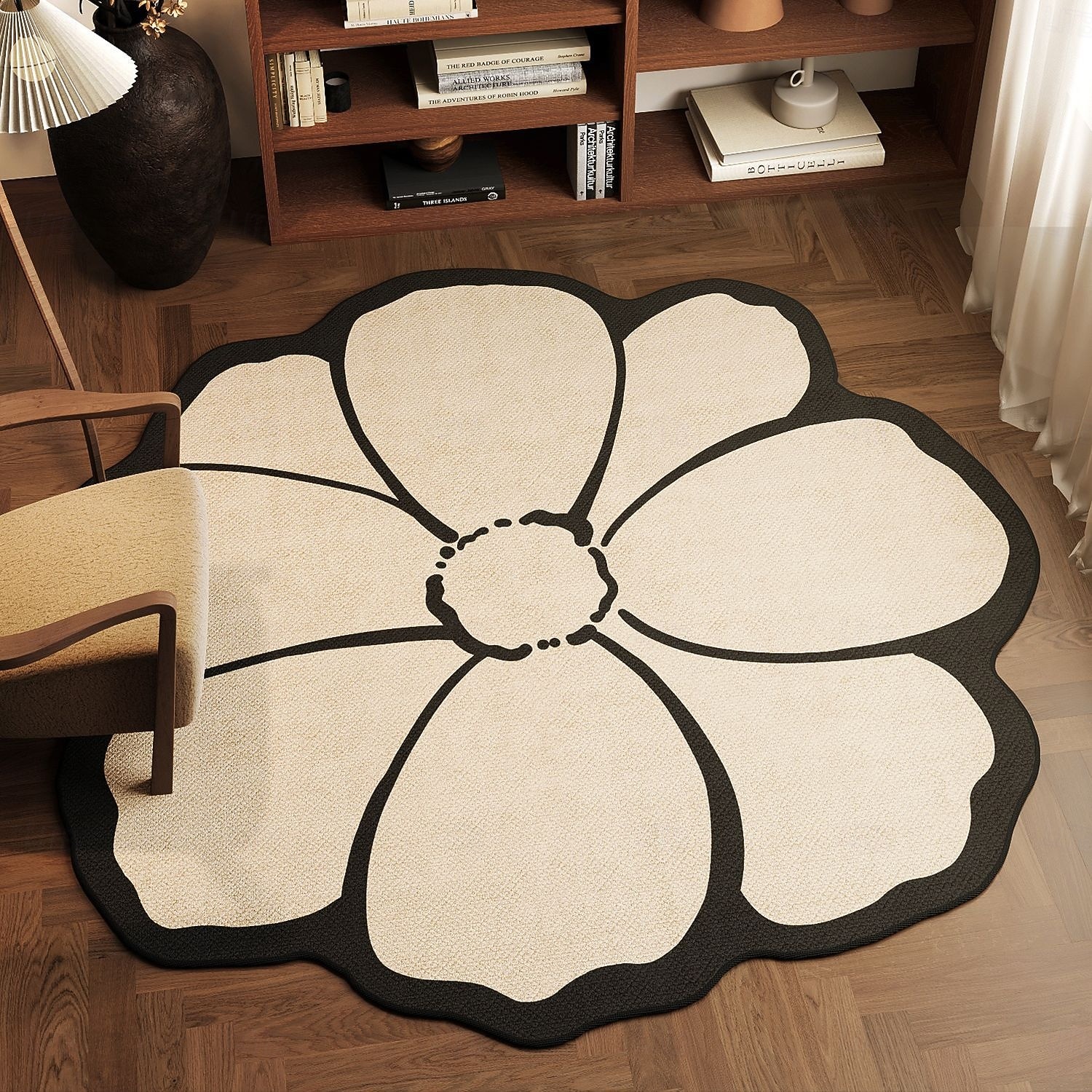 tappeto rotondo di lusso di alta qualità per soggiorno, tavolino da caffè, camera da letto, comodino, facile da pulire, morbido, decorazione per pavimenti di casa per un'eleganza moderna del 2026 a $27.99 –P3
