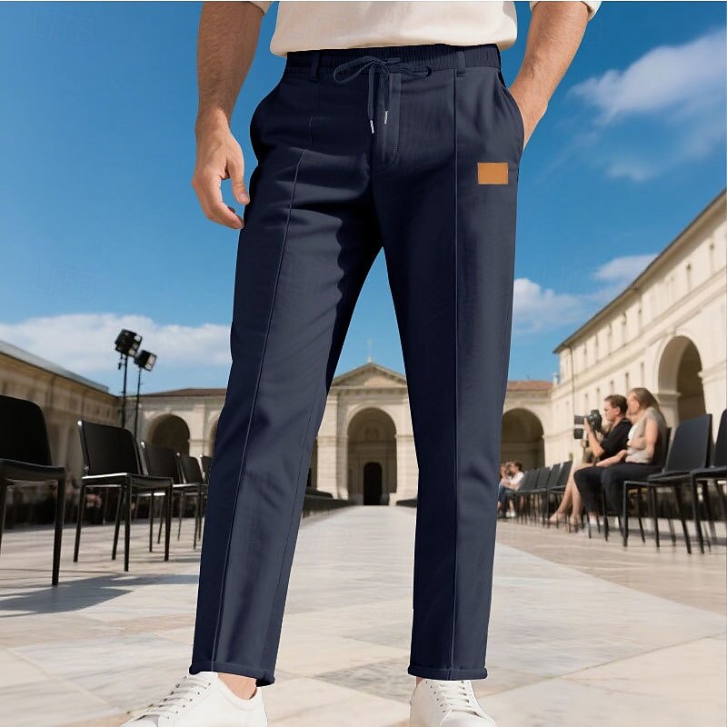 Herren Hose Freizeithose Baggy-Hosen Kordelzug Tasche Elastischer Bund Einfach Komfort Weich Lässig Täglich Outdoor Urlaub Mode Schwarz Armeegrün 2026 - $26.99 –P32