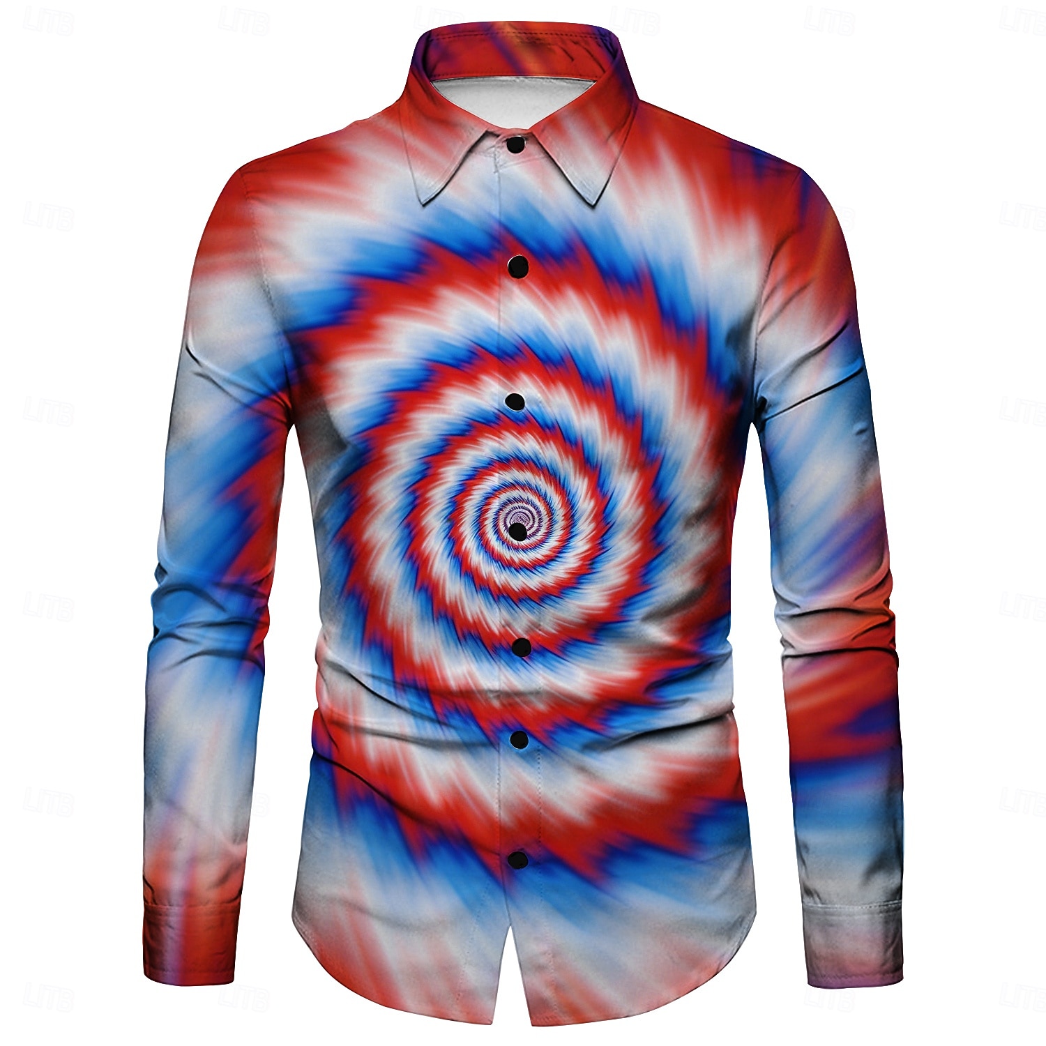250° anniversario USA Retrò Vintage Anni '70 Camicia Camicia Aloha Lunghe Hippie Geometrico Etnico Costume Per uomo Mascherata 4 Luglio Feste Giorno dell'Indipendenza Adulti Camicia del 2026 a $26.99 –P2