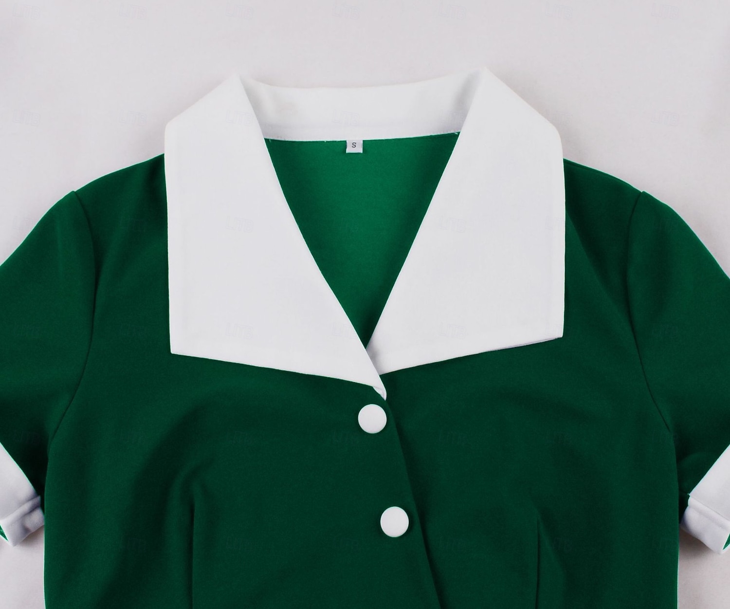 1950-tallet Retro / vintage Kjoler Swing kjole Korte ermer Helfarge Kostyme Dame Karneval Maskerade Dagligdagstøy Utdrikningslag Voksne Kjole 2026 - $42.99 –P19