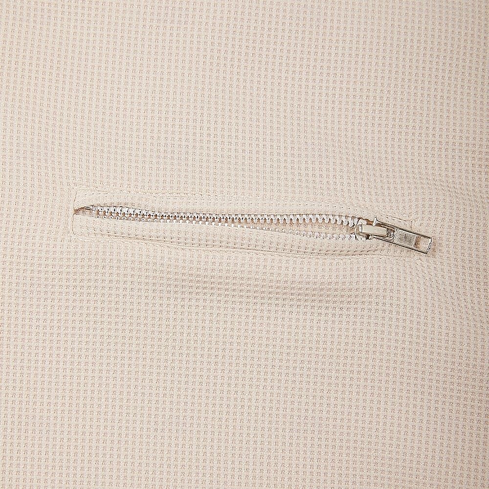 Men's Waffle T-shirt T Shirt Long Sleeve Half Zip Fall Fall & Winter Solid Color Traditional / Vintage Casual Color Block Zipper Pocket Casual Home Outdoor Light Blue Black Green Top Tee for Men 2026 - $26.99 –P8