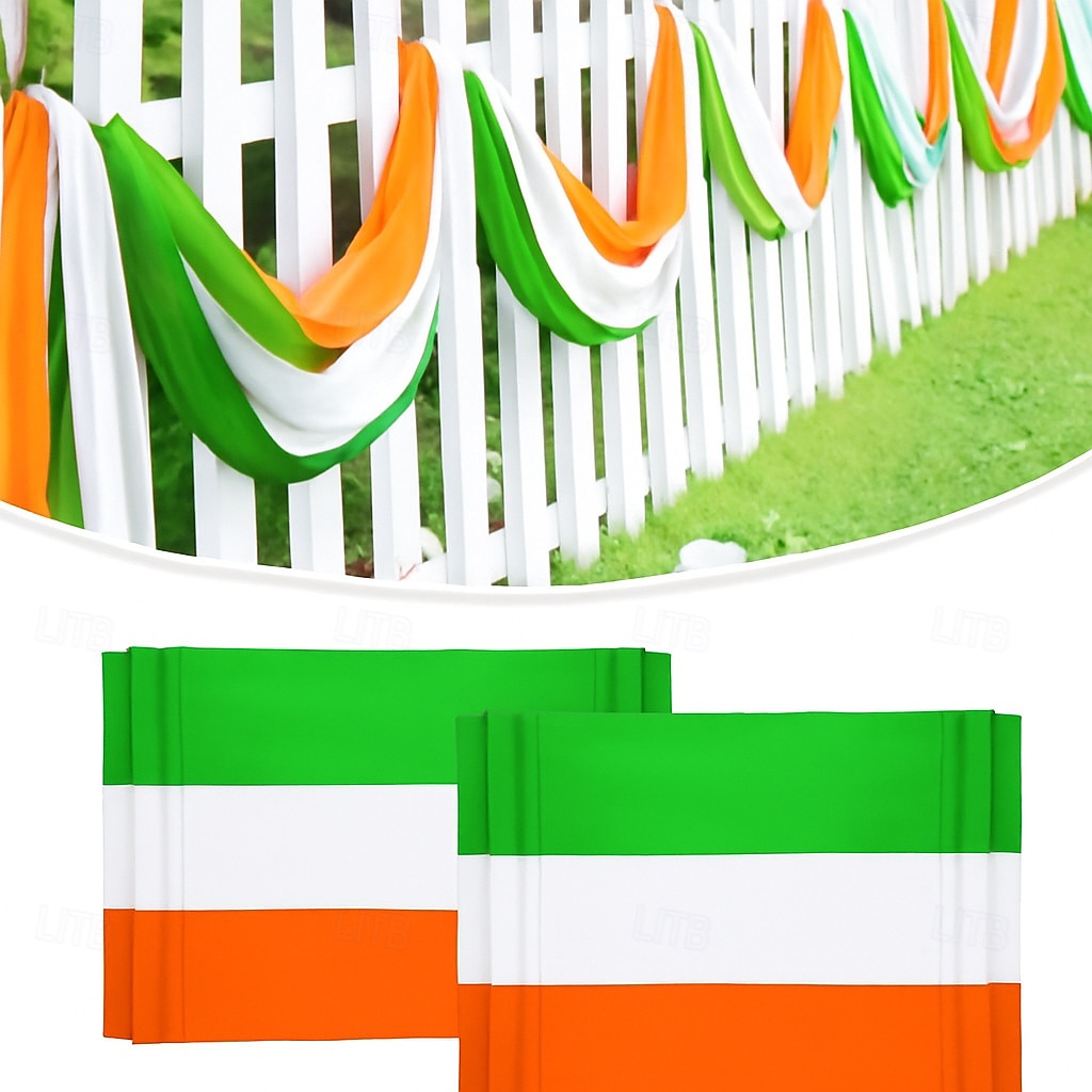 St Patrick's Day Banner, Irish Style Decoration, Green Shamrock Festive Flag for Party, Holiday Home Décor, St. Patrick's Day Celebration. 2026 - $18.99 –P4