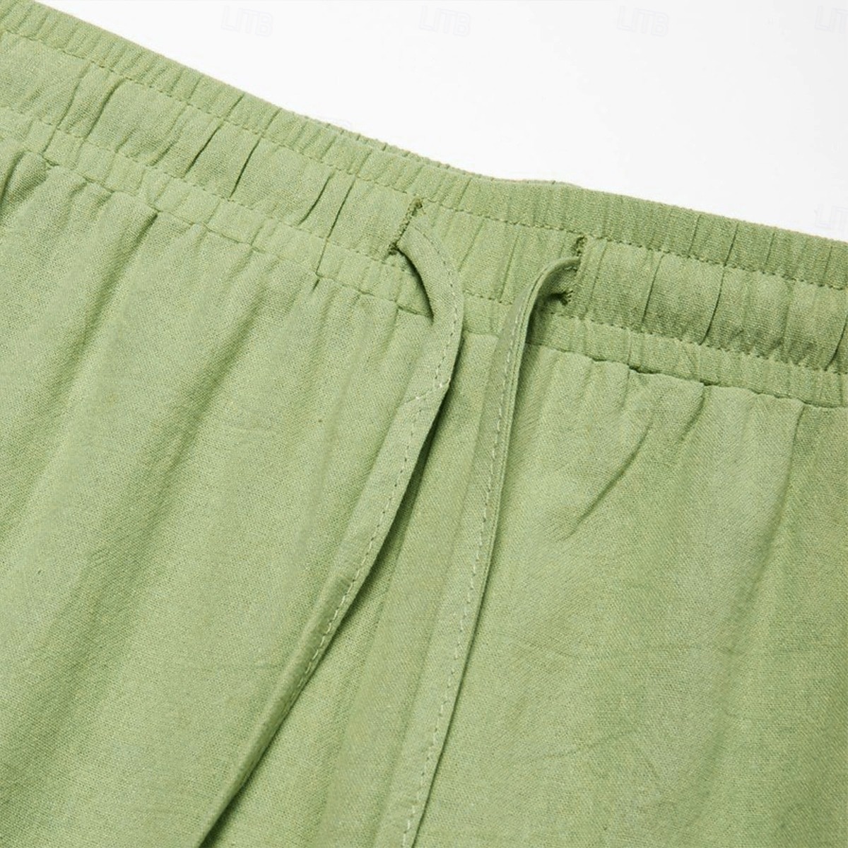 Herre Militærbukser Linbukser Bukser Shorts Sommerbukser Snorer Elastisk midje Multi lomme عادي Komfort Pustende Full lengde Avslappet Daglig Ferie Ferie Mote Svart Hvit Uelastisk 2026 - $28.99 –P3