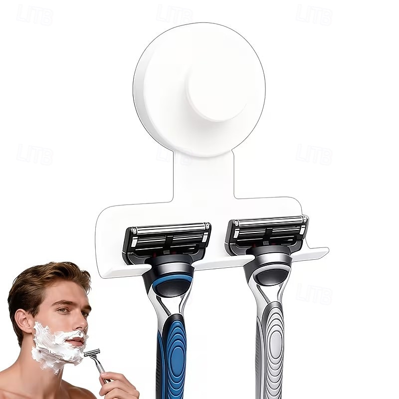 Wytrzymały uchwyt na maszynkę do golenia ze stali nierdzewnej o wadze 15,43 funta do prysznica - uchwyt ścienny do łazienki ze stali nierdzewnej 304, odporny na uszkodzenia, zdejmowany haczyk na 2026 - $16.99 –P13