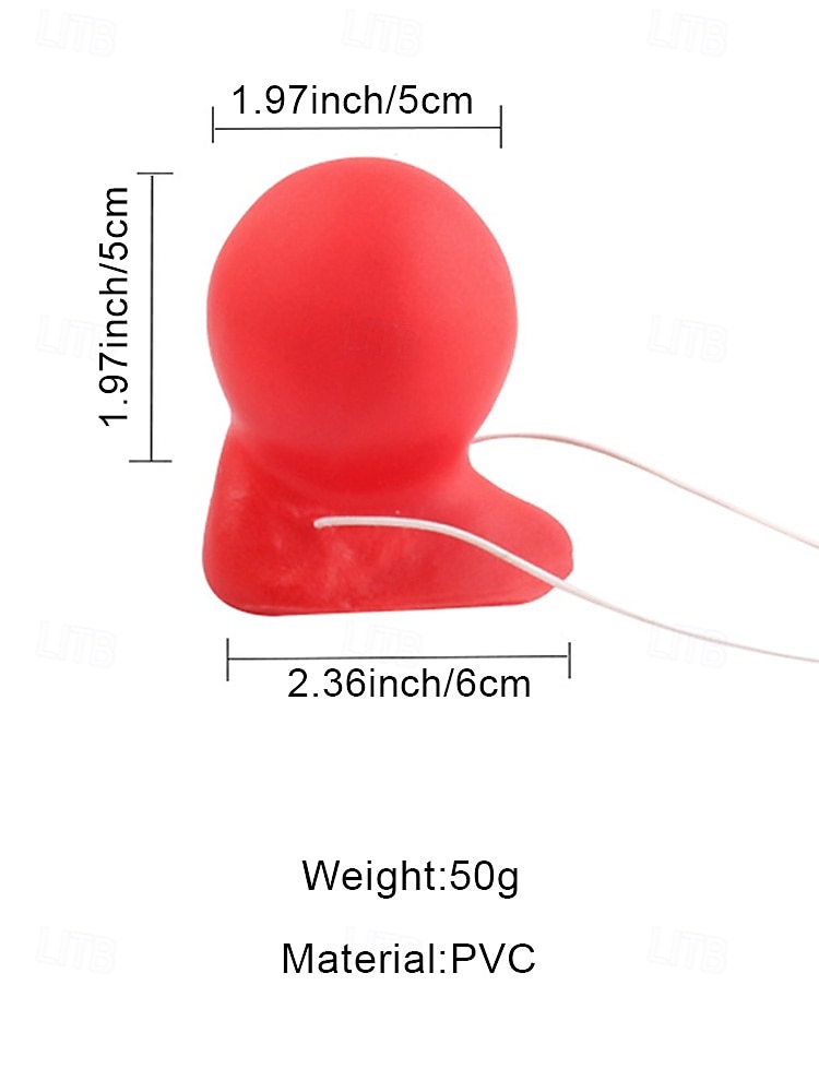 Heren narrenmuts en clownneus van polyester – perfect voor carnaval en gemaskerde bals. 2026 - $11.99 –P13