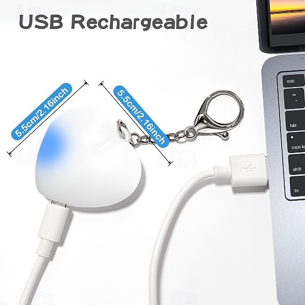 Handväska med ljussensor, hjärtformad väskbelysning, hängande nattlampa för kvinnor, damer, flickor 2026 - $17.99 –P3