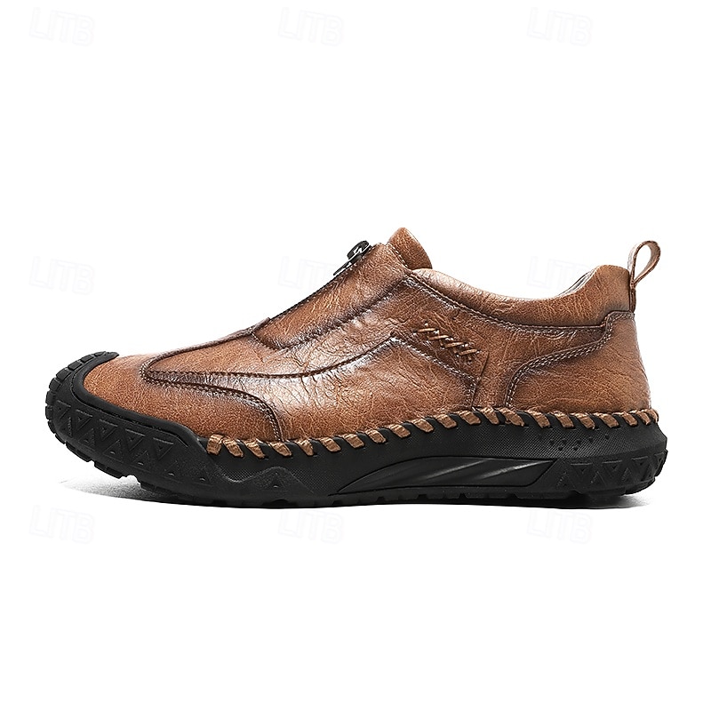 Tênis masculino marrom estiloso – leve, confortável e com design respirável para uso o dia todo, ideal para o dia a dia e eventos casuais. de 2026 por $59.99 –P6