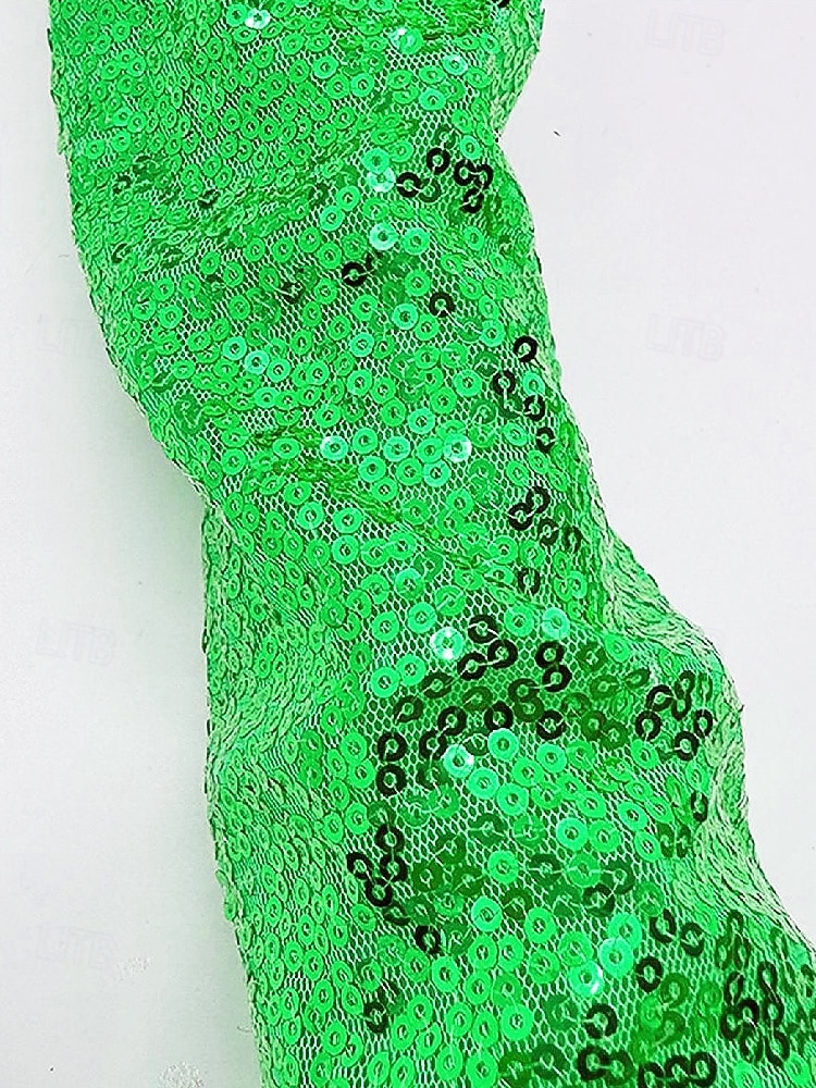 Женские полиэстеровые перчатки с пайетками на пальцах и рукавах, комплект из 2 пар, различные цвета, идеально подходят для Дня Святого Патрика и вечеринок, блестящие и стильные. 2026 - $18.99 –P7