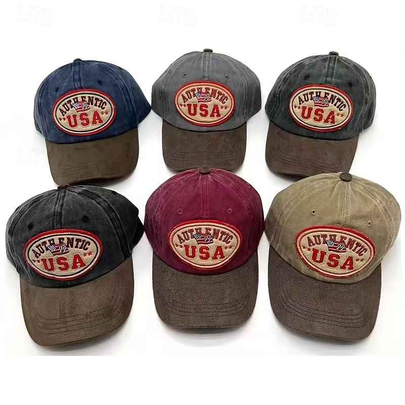 Herren Unisex Hut zum 250-jährigen Jubiläum der Vereinigten Staaten Baseballkappe Sonnenhut Trucker-Kappe Blau Wein Baumwolle Verstellbar Patriotisch Urlaub Sport Täglich Outdoor Streetwear Flagge 2026 - $21.99 –P2