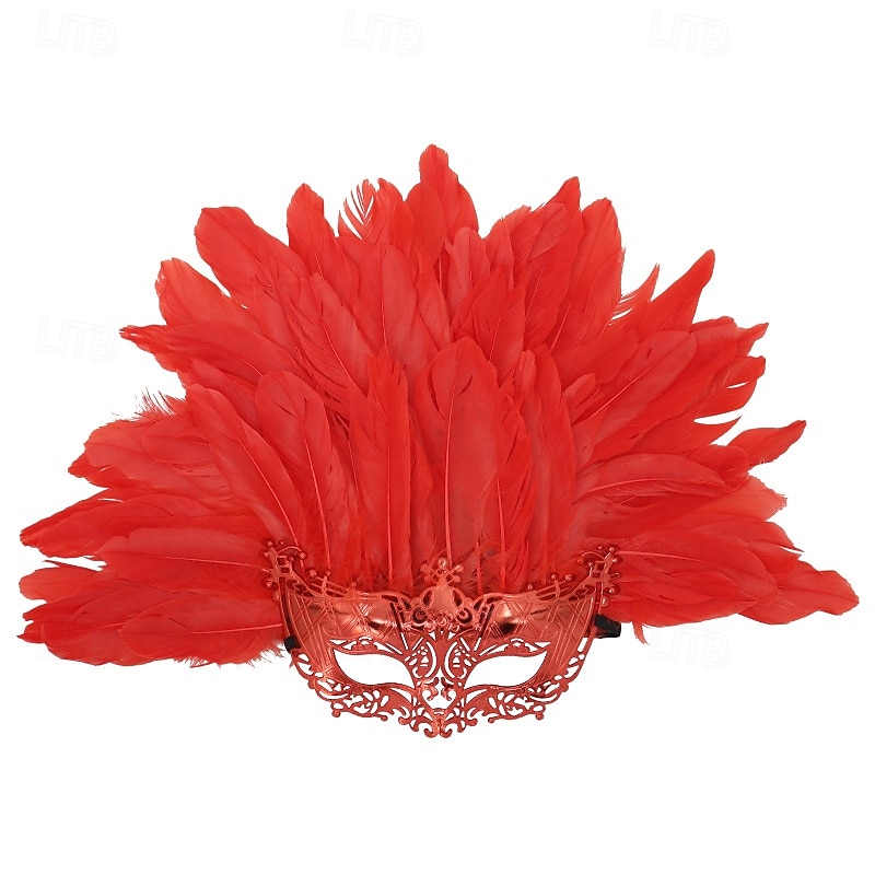 Accesorios de samba para carnaval de Río 2026, tocado de plumas de avestruz amarillas para mujer, tocado con lentejuelas y diamantes de imitación, disfraz de bailarina de carnaval, disfraz de 2026 - $11.99 –P7