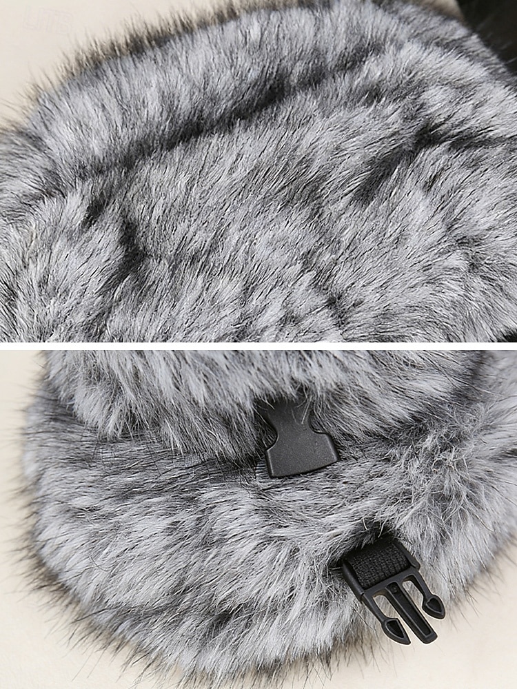 Männliche warme Kunstpelzhorn Mardi Gras Hut | Multi-Farben Tier/Dämon Stil Bomber-Cap | Perfekt für Karneval Maskerade  Kostümpartys 2026 - $24.99 –P10