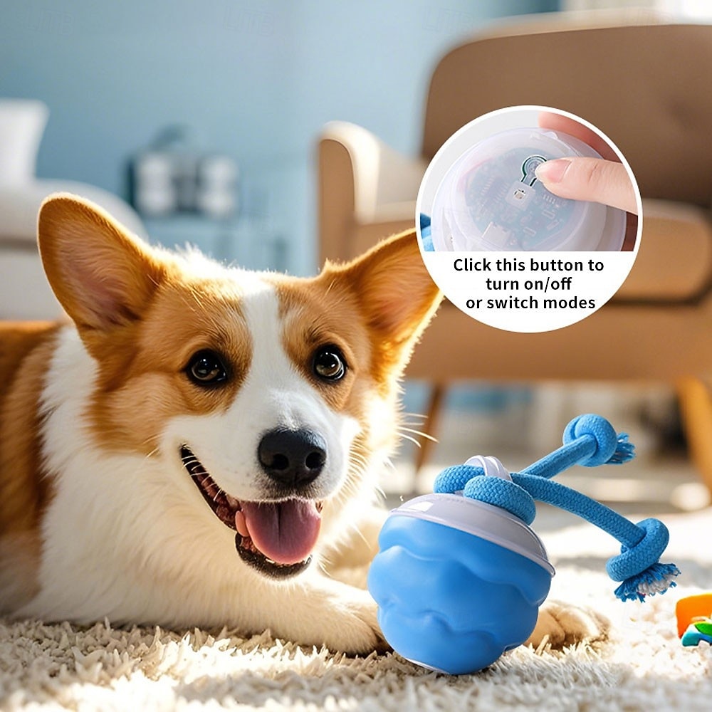 لعبة باور تيل 2.0 للكلاب، كرة تفاعلية للكلاب، كرة قفز 2026 - $25.99 –P1