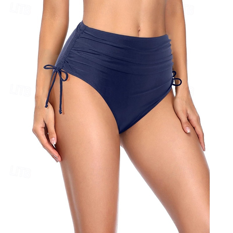 Γυναικεία Μαγιό 2 κομμάτι Προκλητικό Μαγιό Κορδόνι Διακοπές Ρούχα παραλίας Συμπαγές Χρώμα Αμάνικο Μαγιό 2026 - $11.49 –P6